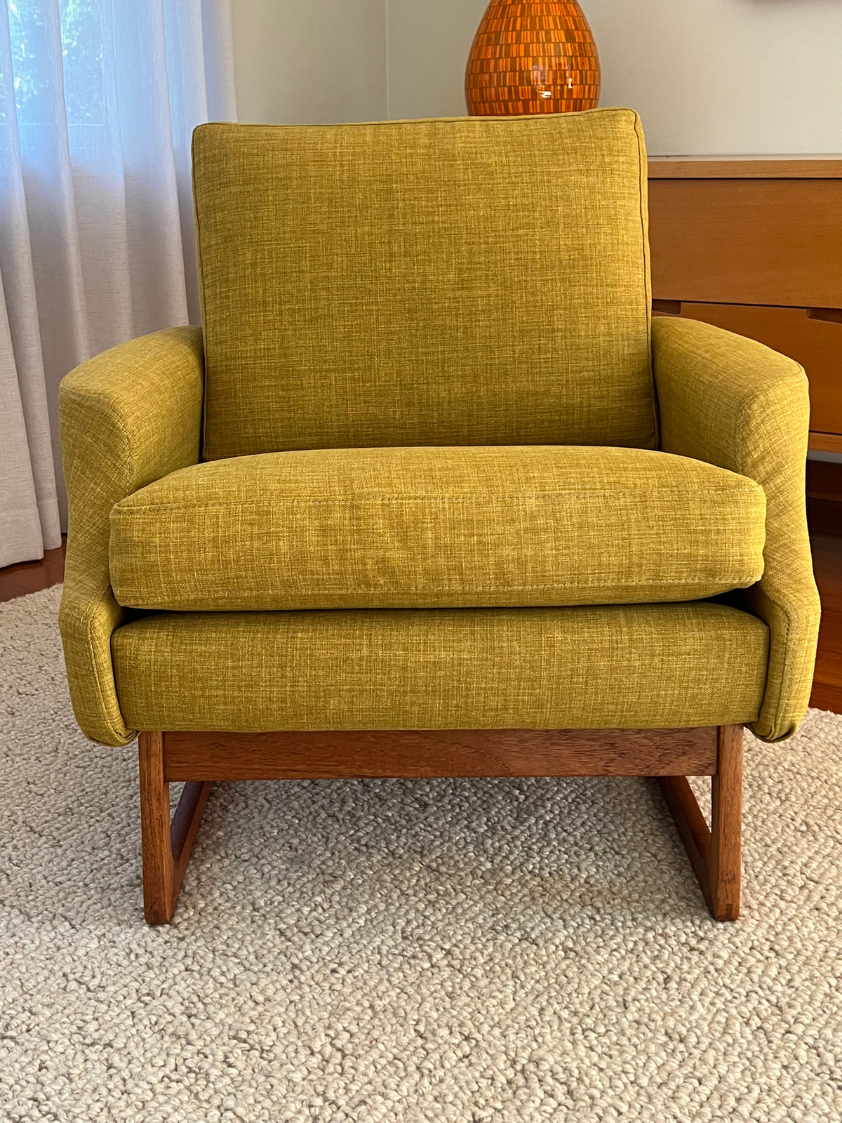 Parker Sleigh Leg Single Armchair