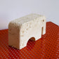 Travertine Elephant Sculpture Attributed to Enzo Mari for Fratelli Mannelli, 1970s