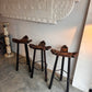Spanish Brutalist Stools - 70's