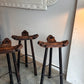 Spanish Brutalist Stools - 70's