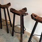 Spanish Brutalist Stools - 70's