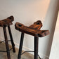 Spanish Brutalist Stools - 70's