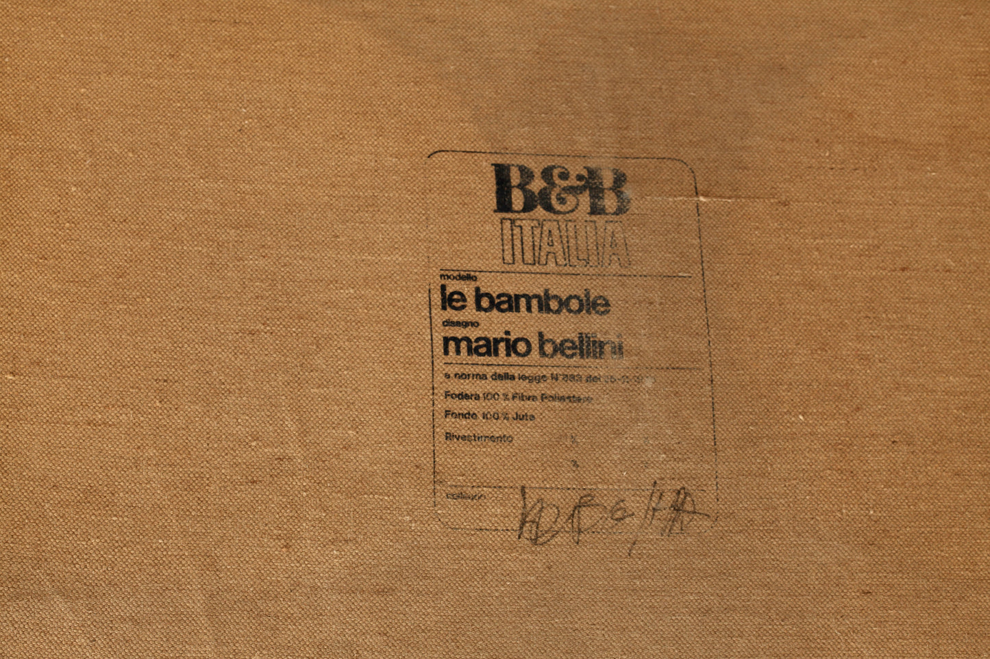 On Hold - Vintage Le Bambole Sofa by Mario Bellini