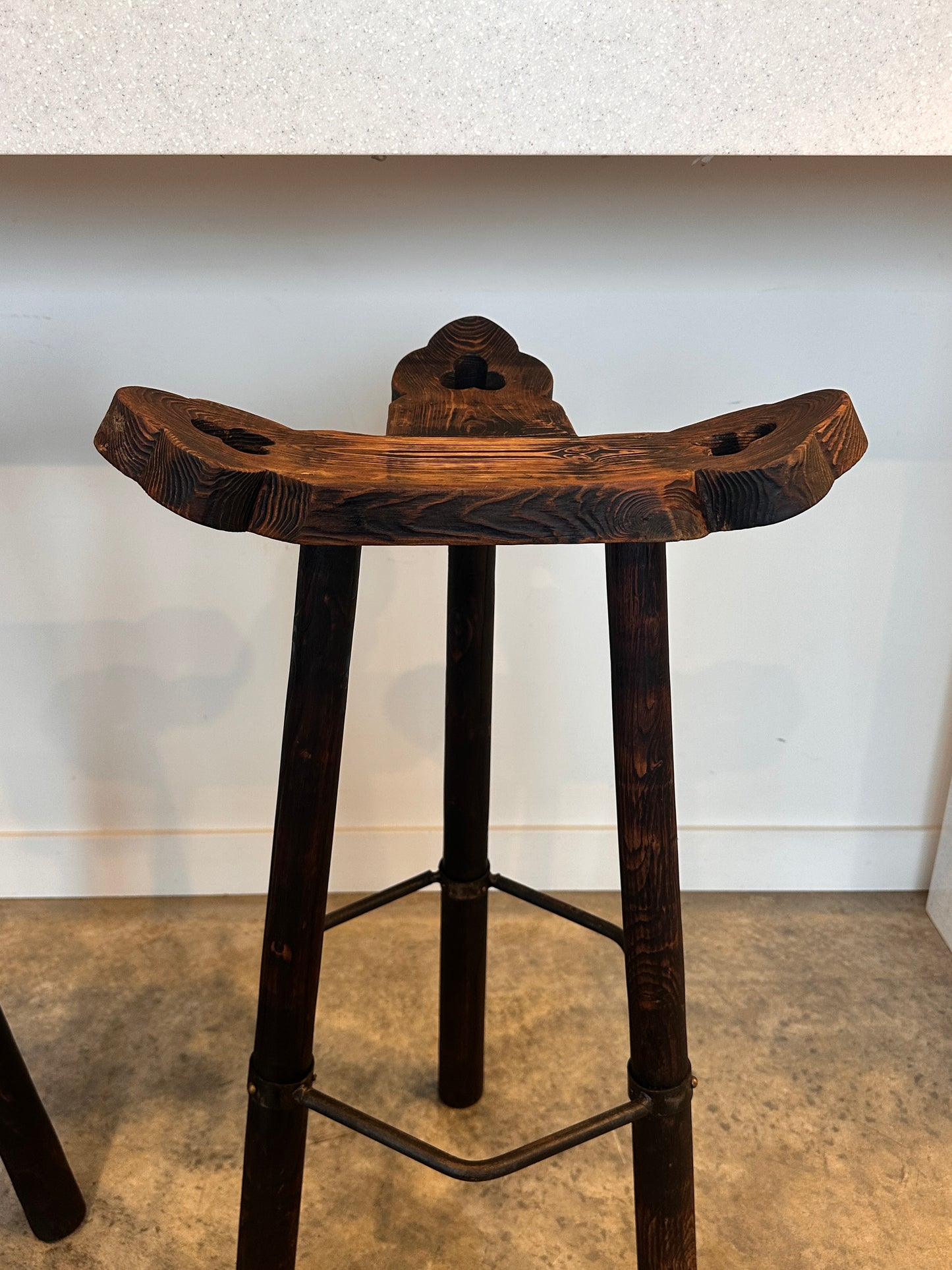 Spanish Brutalist Stools - 70's