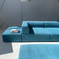 Large Modular Corduroy Sofa