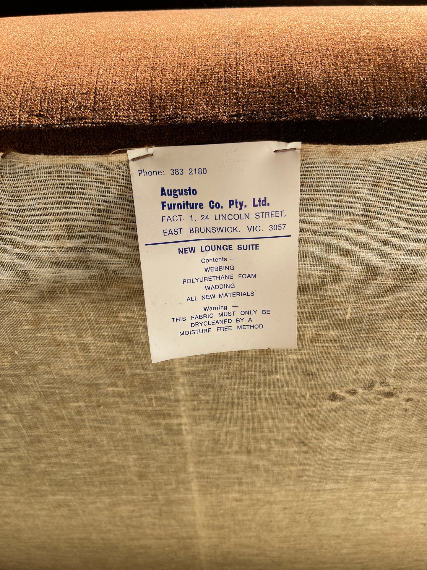 - Vintage Tufted Chocolate Velvet Sofa