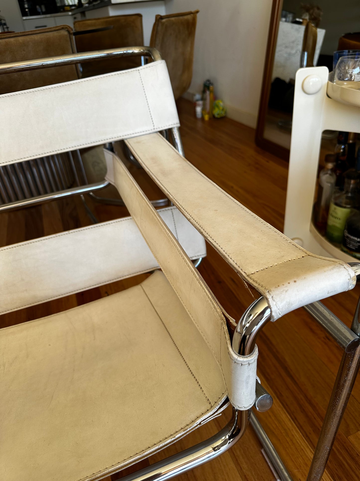 Pair of Authentic Fasem Marcel Breuer Wassily Chairs