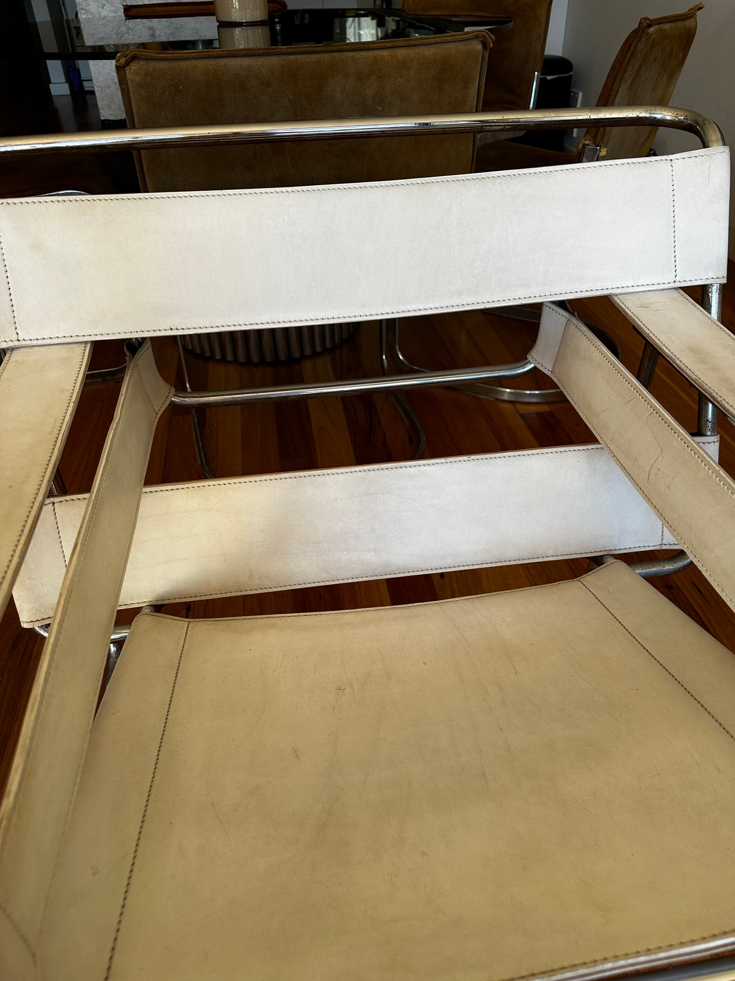 Pair of Authentic Fasem Marcel Breuer Wassily Chairs