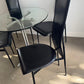 4 x Fasem Postmodern Dining Chairs by Giancarlo Vegni & Gualtierotti