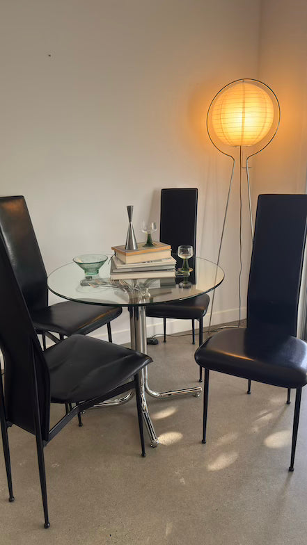 4 x Fasem Postmodern Dining Chairs by Giancarlo Vegni & Gualtierotti