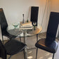 4 x Fasem Postmodern Dining Chairs by Giancarlo Vegni & Gualtierotti