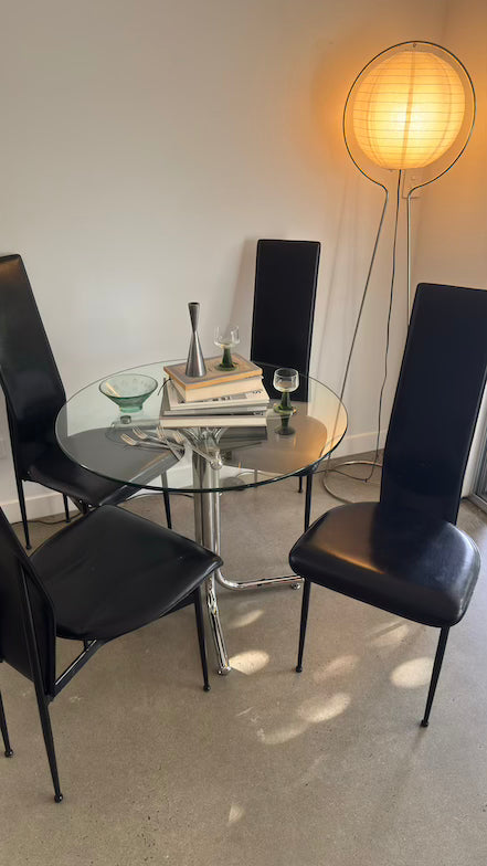 4 x Fasem Postmodern Dining Chairs by Giancarlo Vegni & Gualtierotti