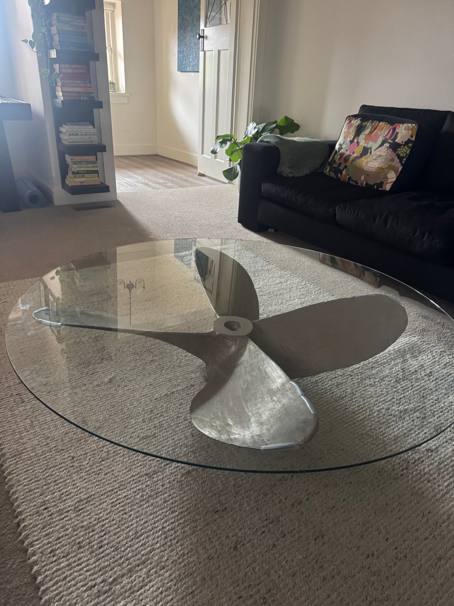 Metal Propeller Coffee Table