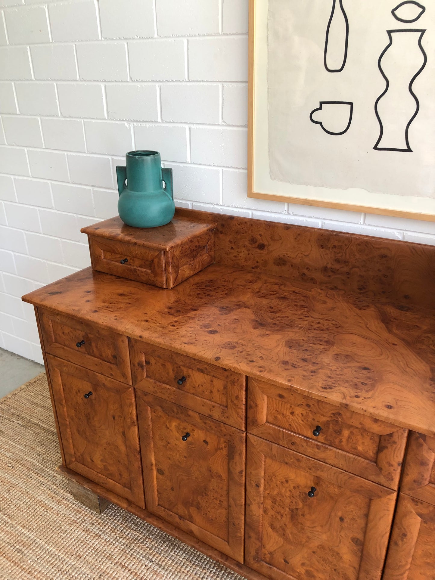 - Burl Timber Sideboard
