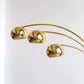 Rare Italian Goffredo Reggiani Three-Arm Arc Floor Lamp