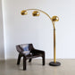 Rare Italian Goffredo Reggiani Three-Arm Arc Floor Lamp