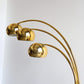 Rare Italian Goffredo Reggiani Three-Arm Arc Floor Lamp