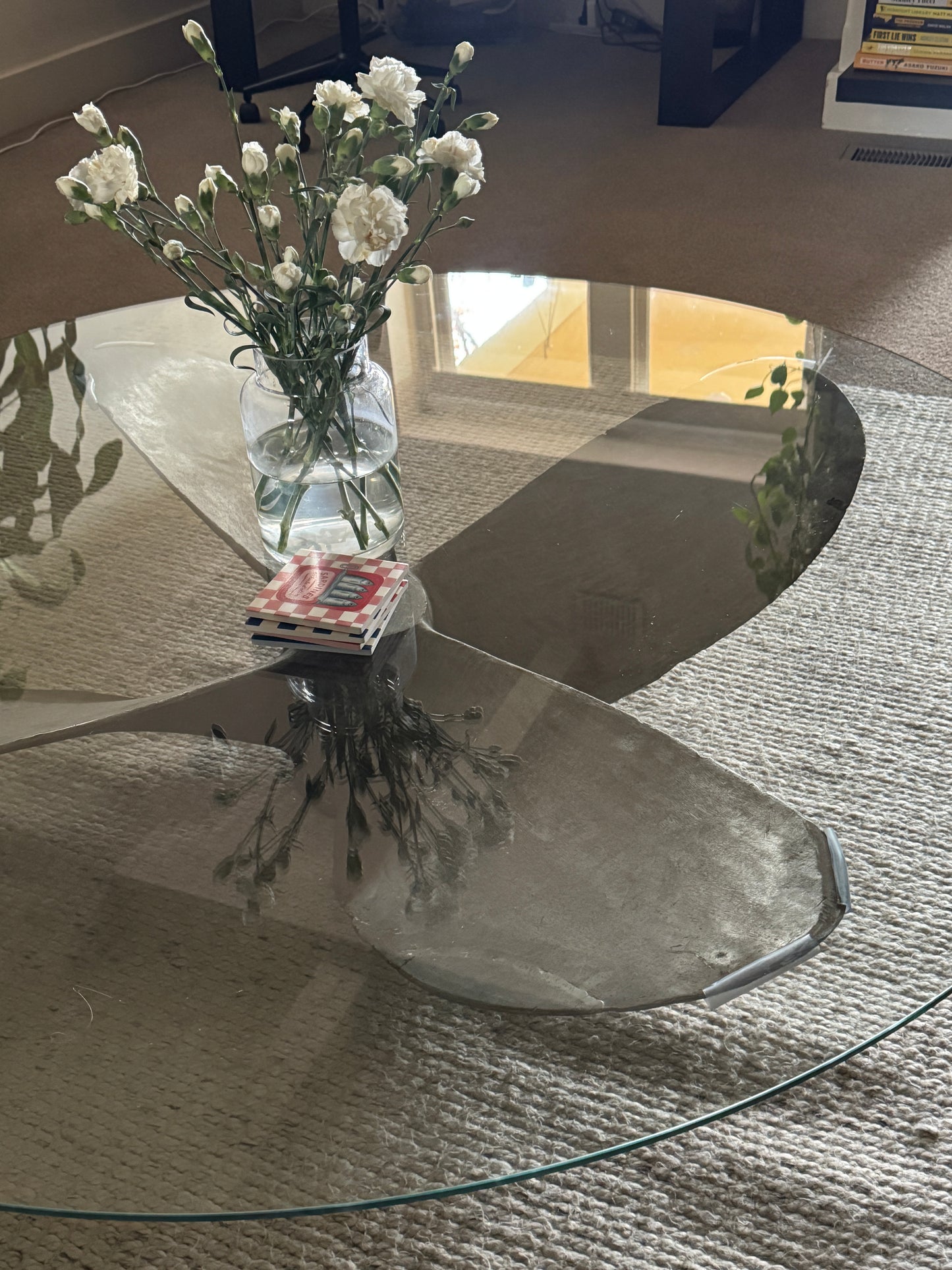 Metal Propeller Coffee Table