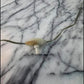 Vintage Murano Glass Table Lamp with Fluted Shade