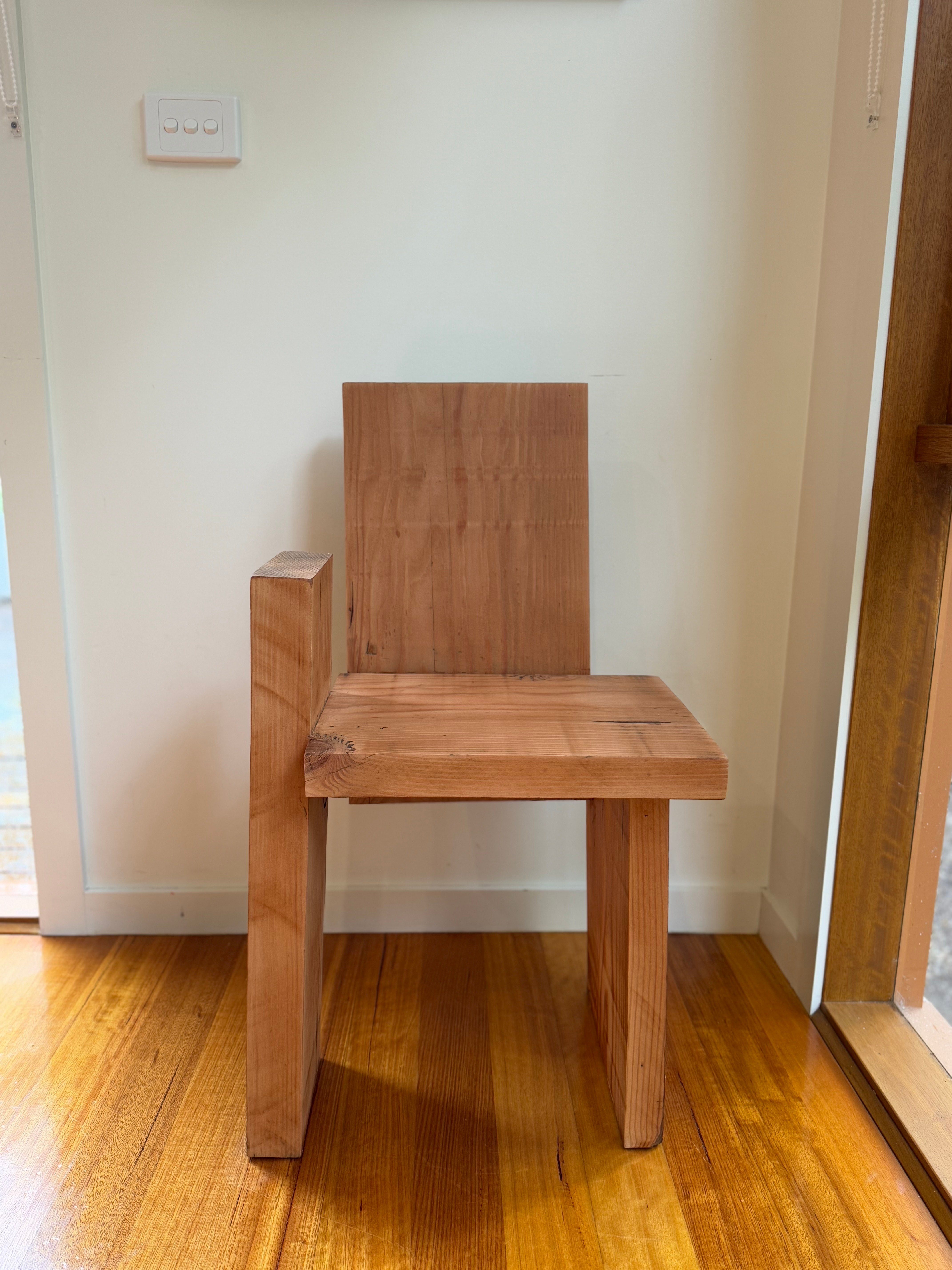 Hand Made Timber Chair #1 – Curated Spaces