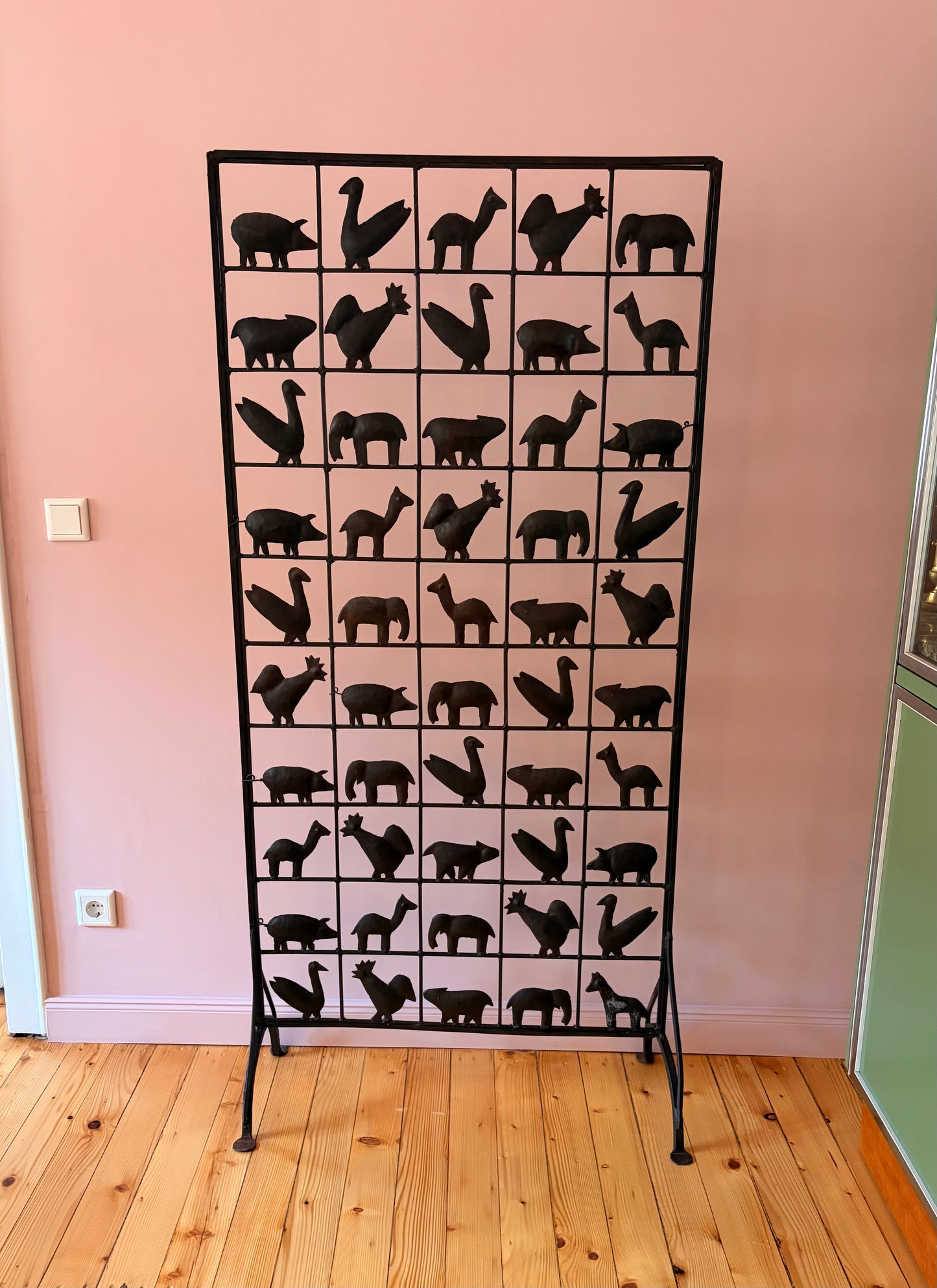 Jean Touret for Atelier Marolles Wrought Iron Room Divider