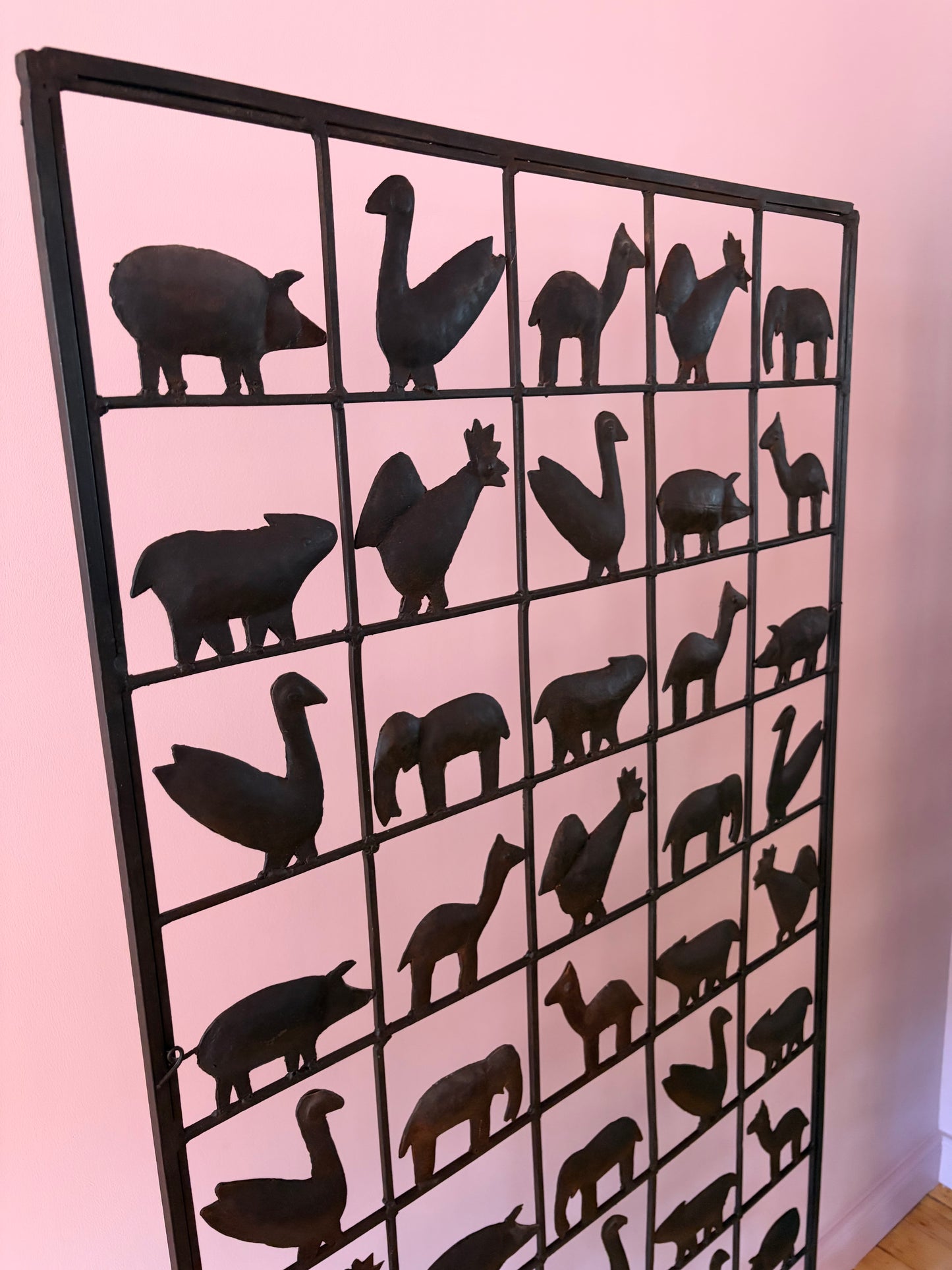 Jean Touret for Atelier Marolles Wrought Iron Room Divider