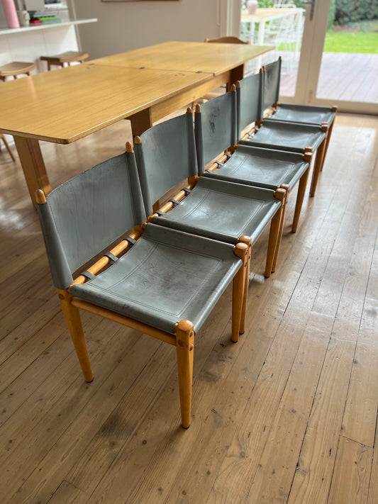 Set of Zanotta 'Africa' Dining Chairs by Afra & Tobia Scarpa | Italy, c.1975