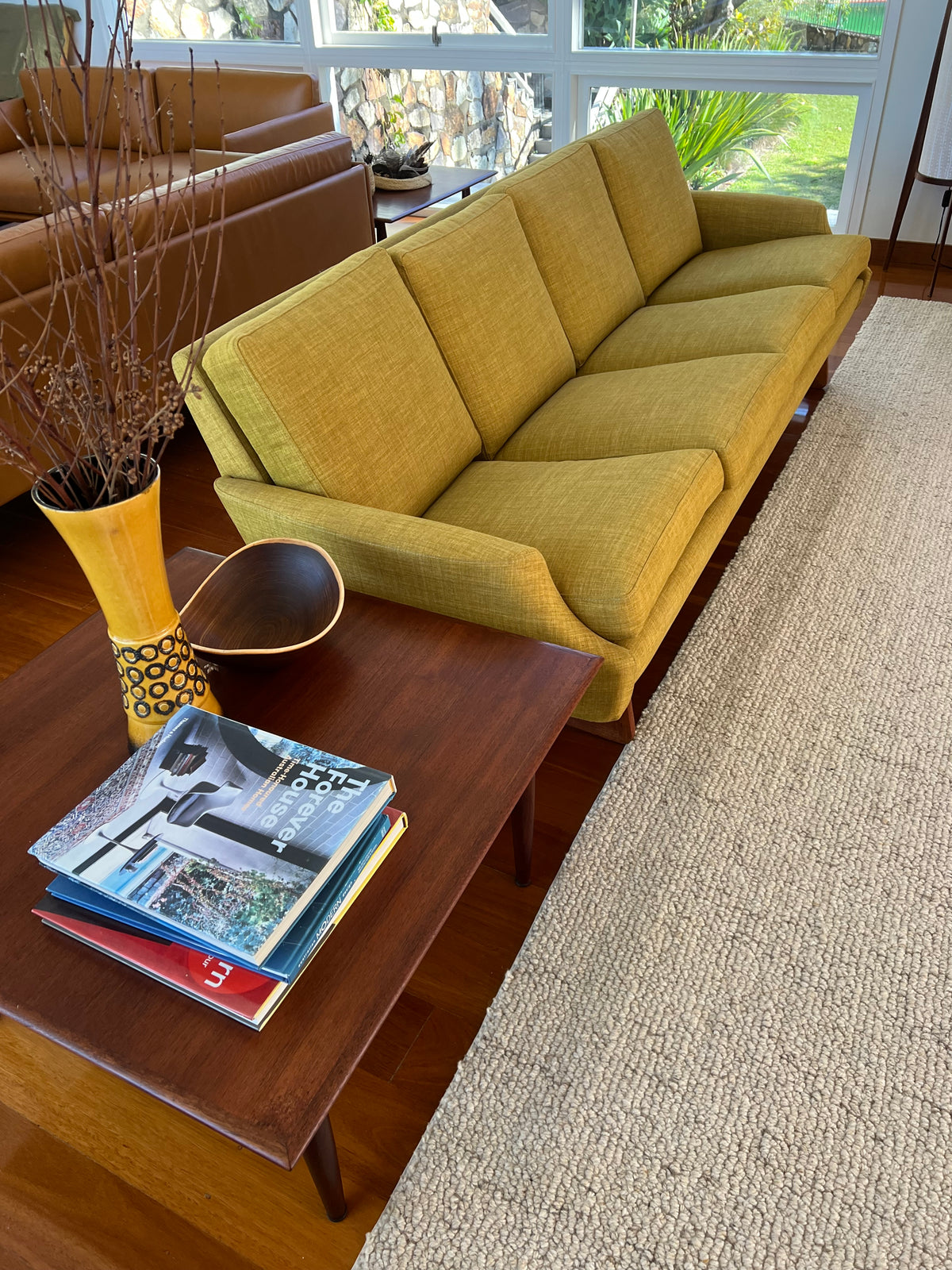 Parker Sleigh Leg Four Seater Sofa