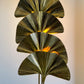 Italian Brass Ginko Leave Floor Lamp