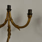 Pair of Large Iron Candelabra, Sweden 1940s