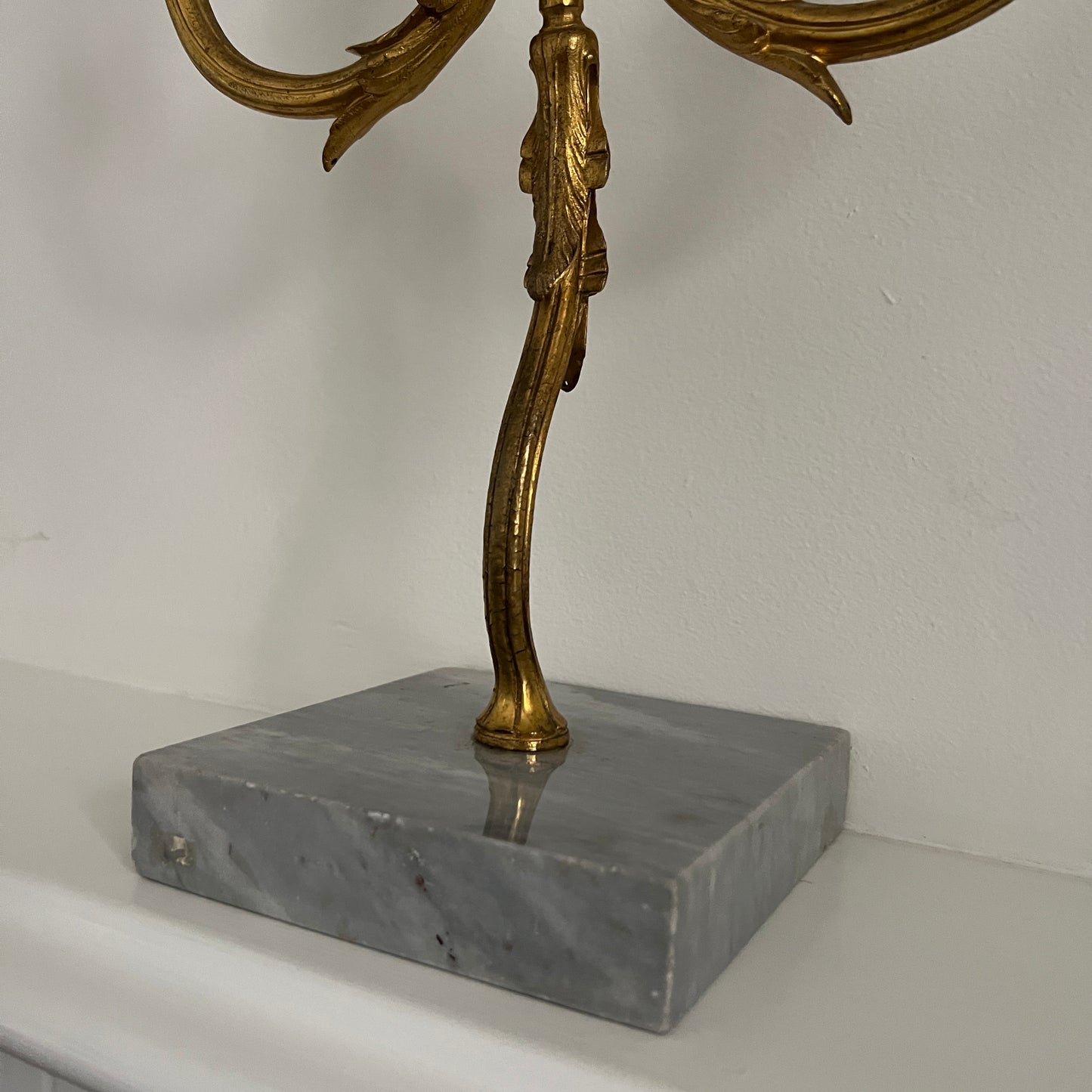 Pair of Large Iron Candelabra, Sweden 1940s
