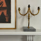 Pair of Large Iron Candelabra, Sweden 1940s