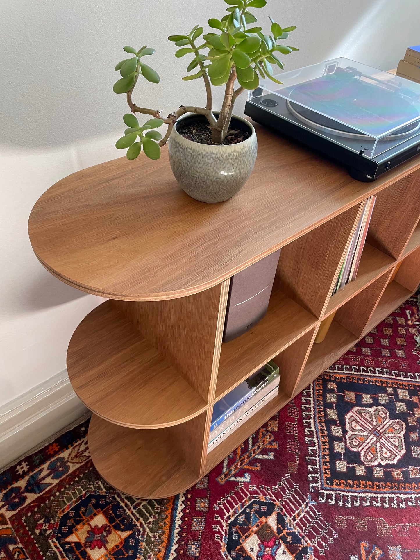 - Handcrafted Australian Blackbutt Curved Console / Sideboard