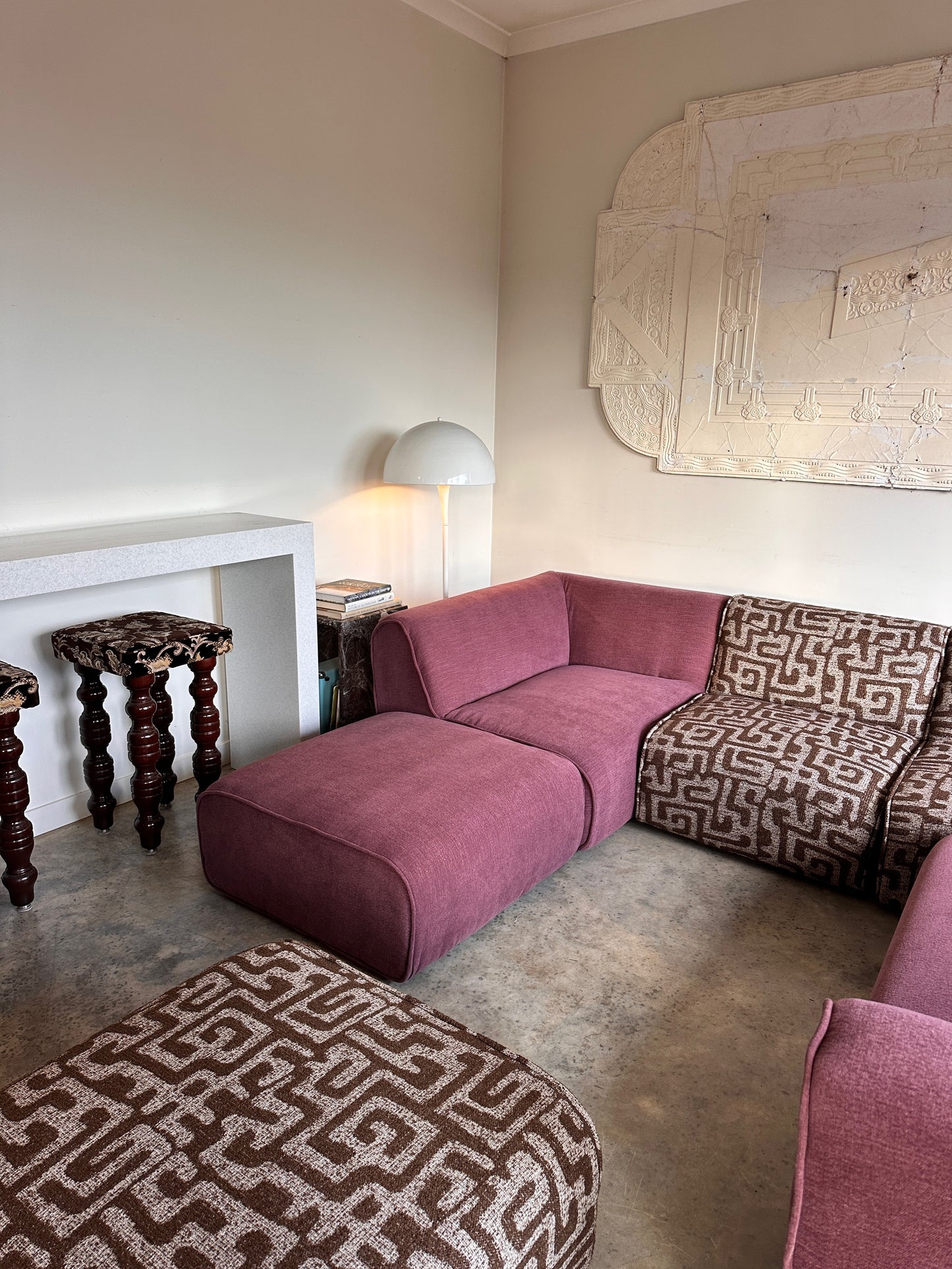 Jardan - Milo Sofa - Warwick Fabric - Fully Restored - Violet or Graphic Earth