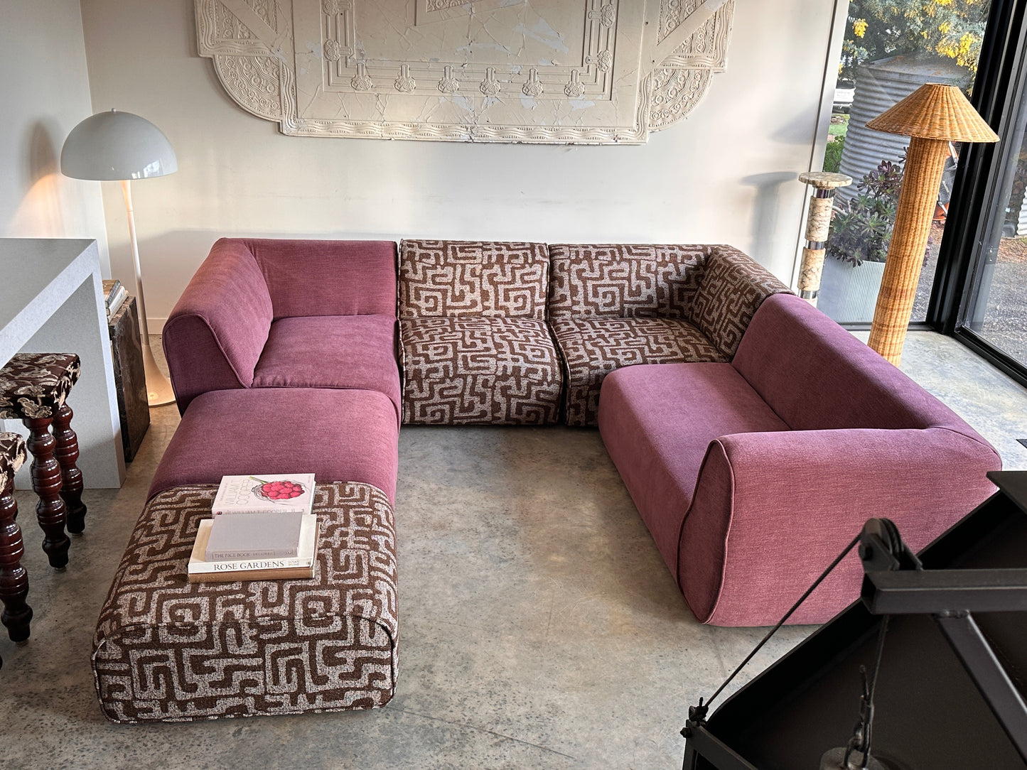 Jardan - Milo Sofa - Warwick Fabric - Fully Restored - Violet or Graphic Earth