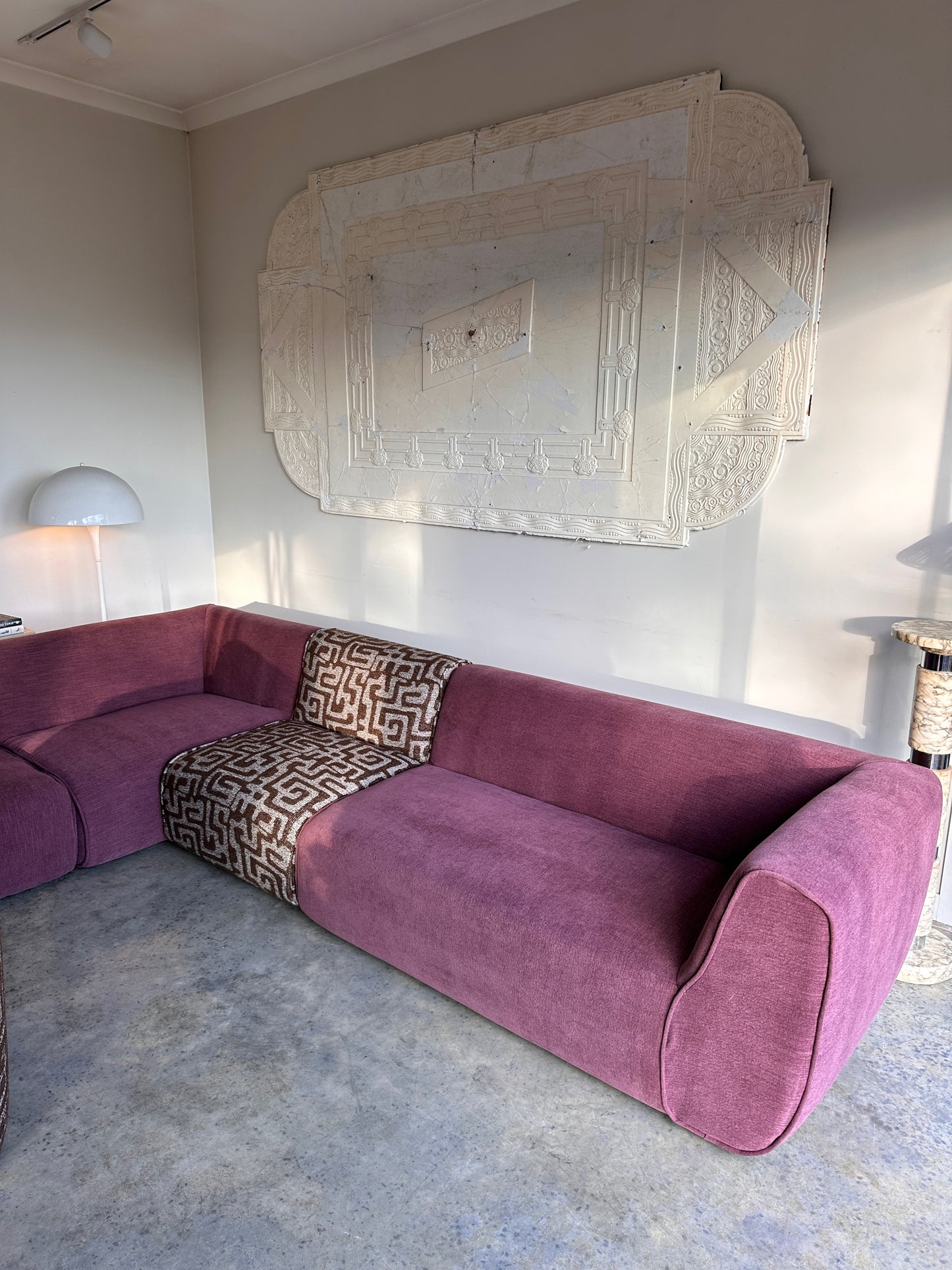 Jardan - Milo Sofa - Warwick Fabric - Fully Restored - Violet or Graphic Earth