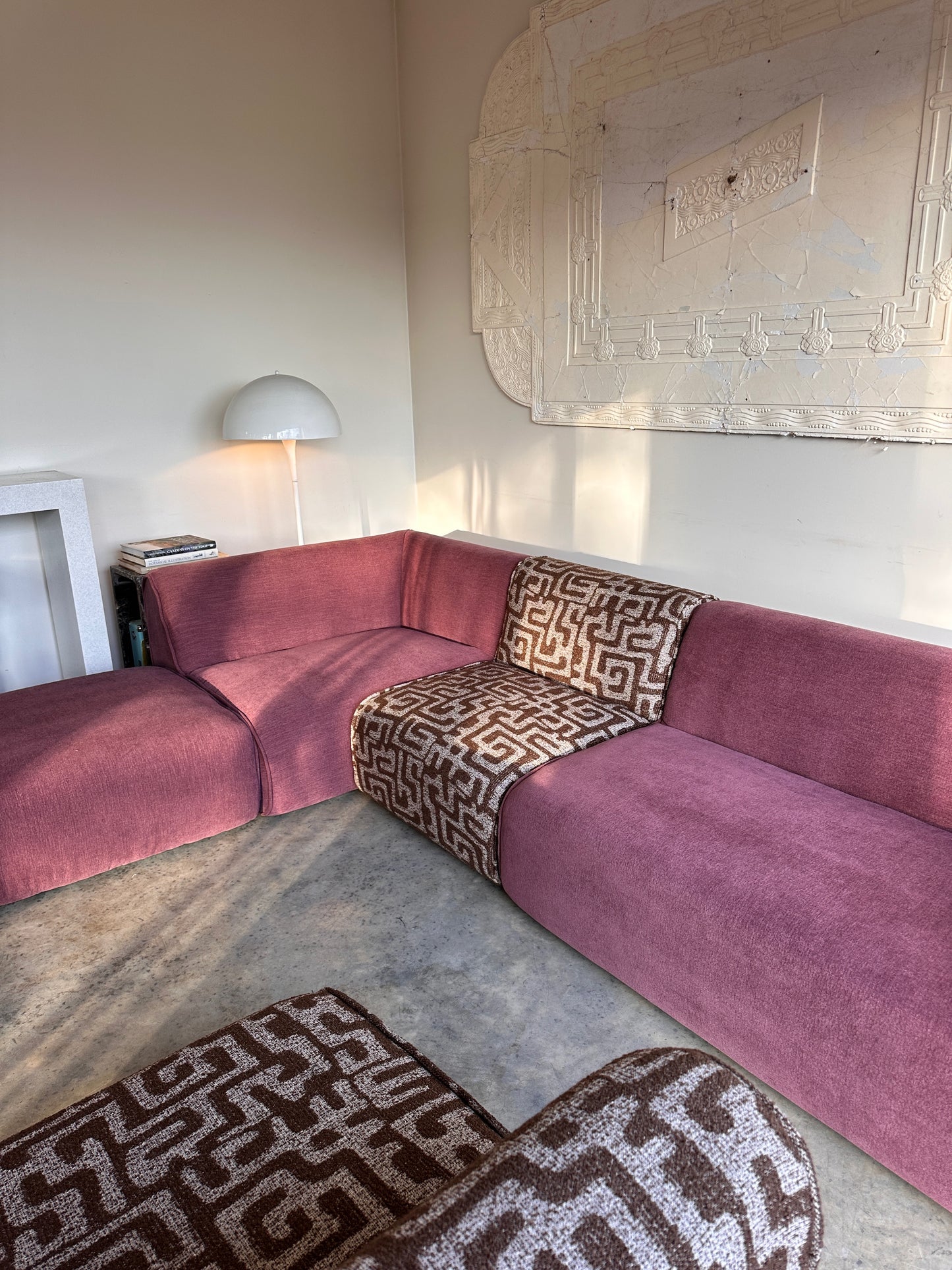 Jardan - Milo Sofa - Warwick Fabric - Fully Restored - Violet or Graphic Earth
