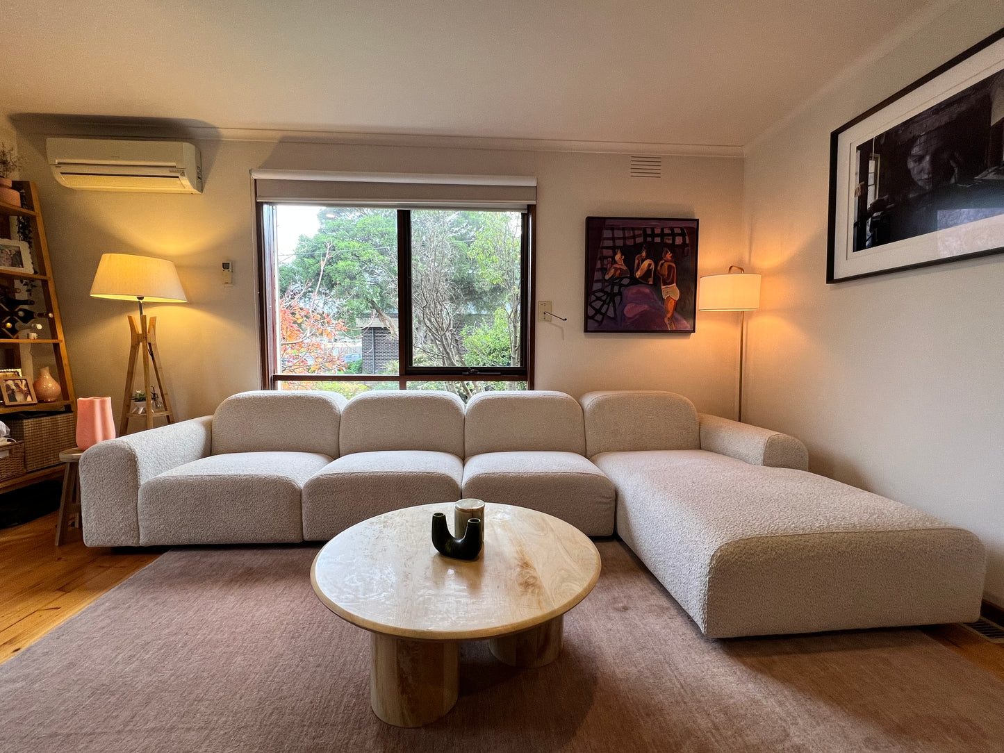 Trit House Hampton Modular L-shaped Bouclé Sofa