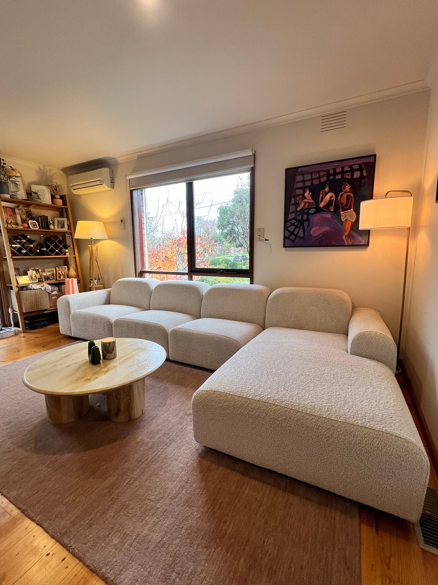 Trit House Hampton Modular L-shaped Bouclé Sofa