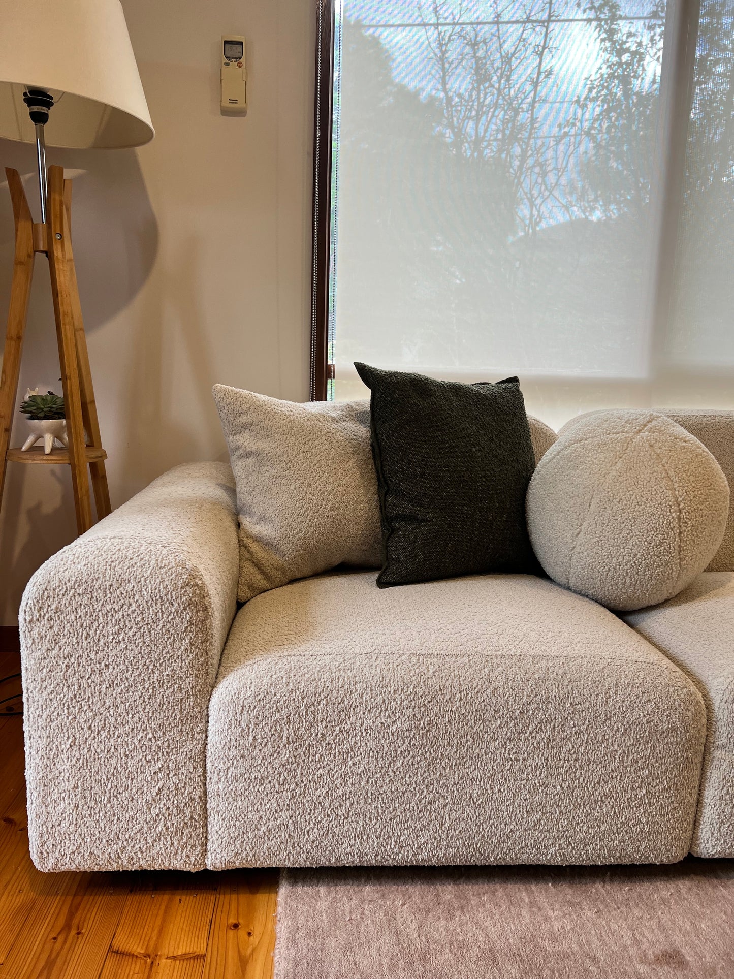 Trit House Hampton Modular L-shaped Bouclé Sofa