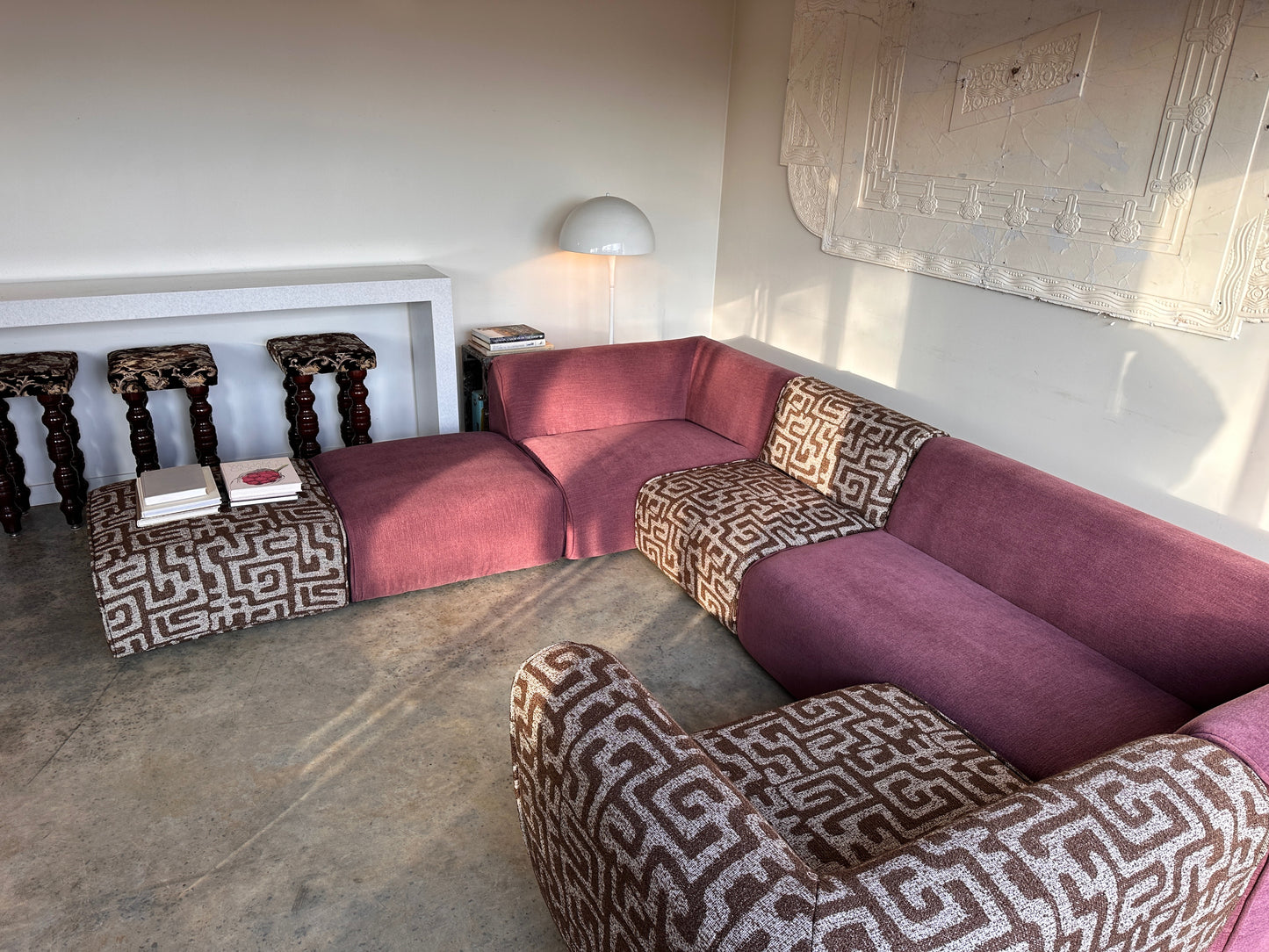 Jardan - Milo Sofa - Warwick Fabric - Fully Restored - Violet or Graphic Earth