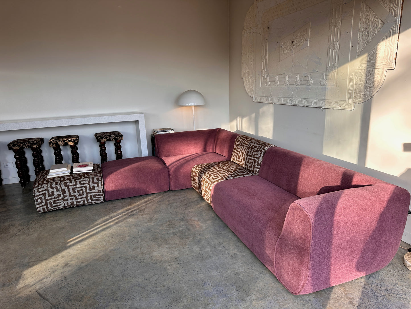 Jardan - Milo Sofa - Warwick Fabric - Fully Restored - Violet or Graphic Earth