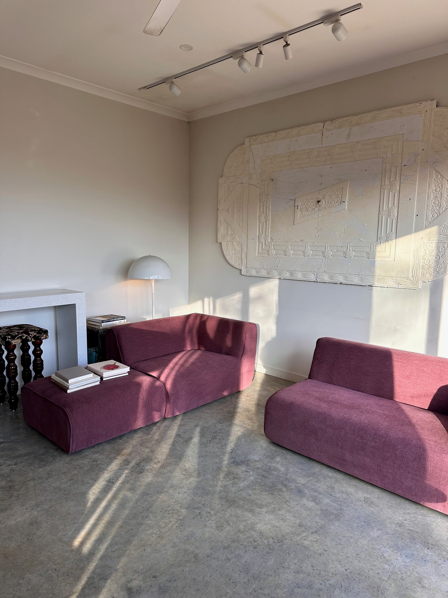 Jardan - Milo Sofa - Warwick Fabric - Fully Restored - Violet or Graphic Earth
