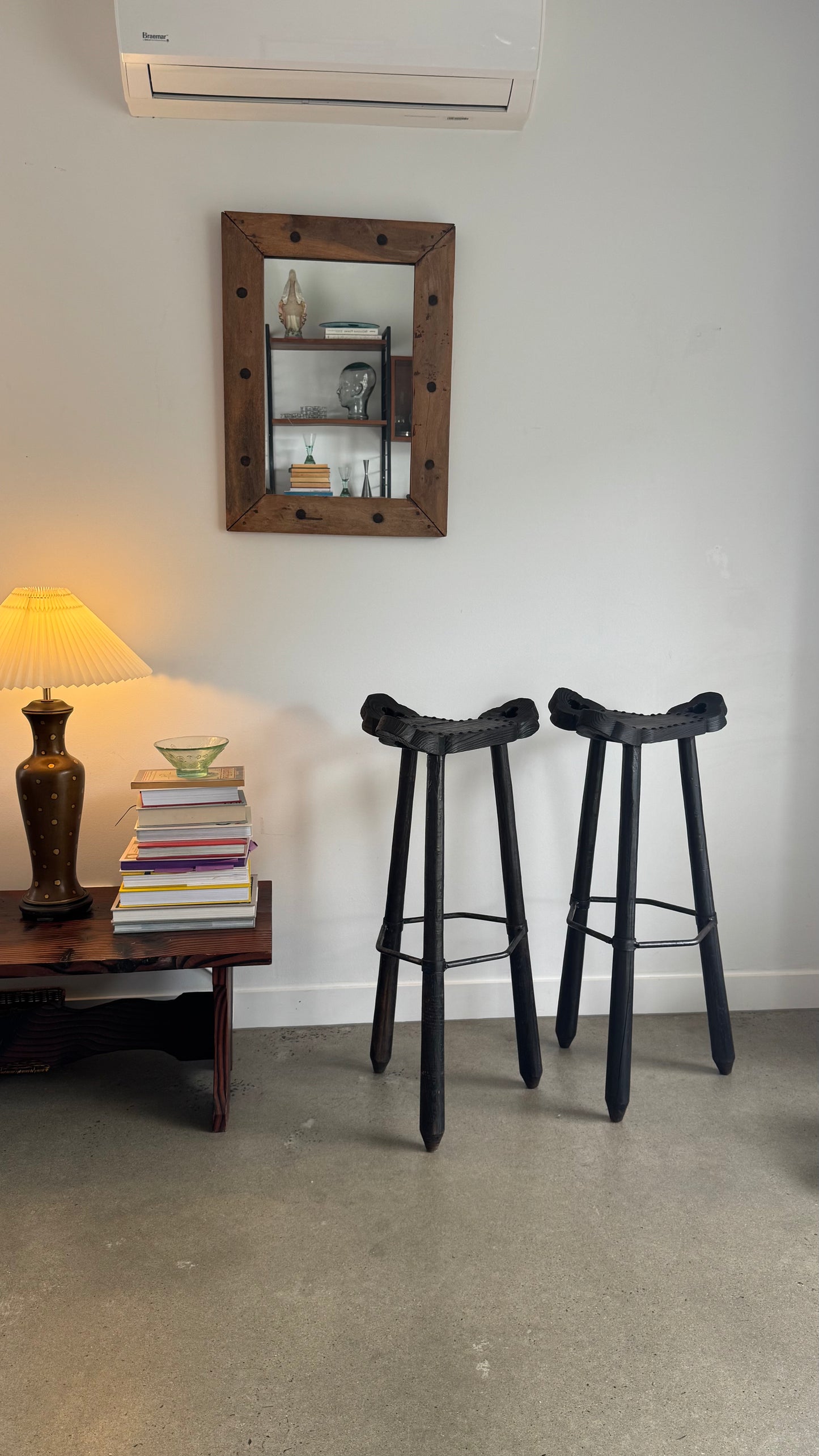 Pair of Casa Pepe Brutalist Stools