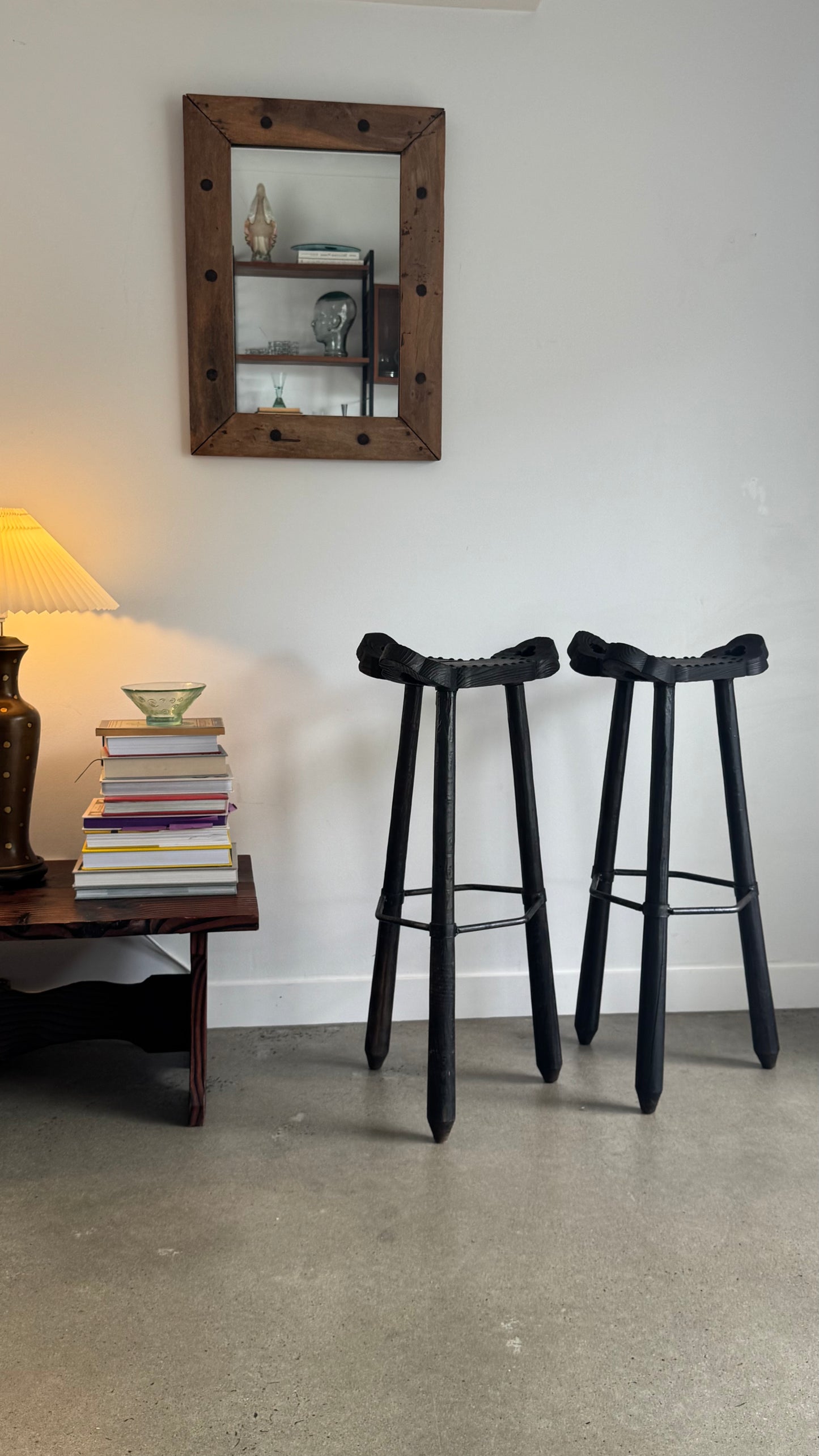 Pair of Casa Pepe Brutalist Stools