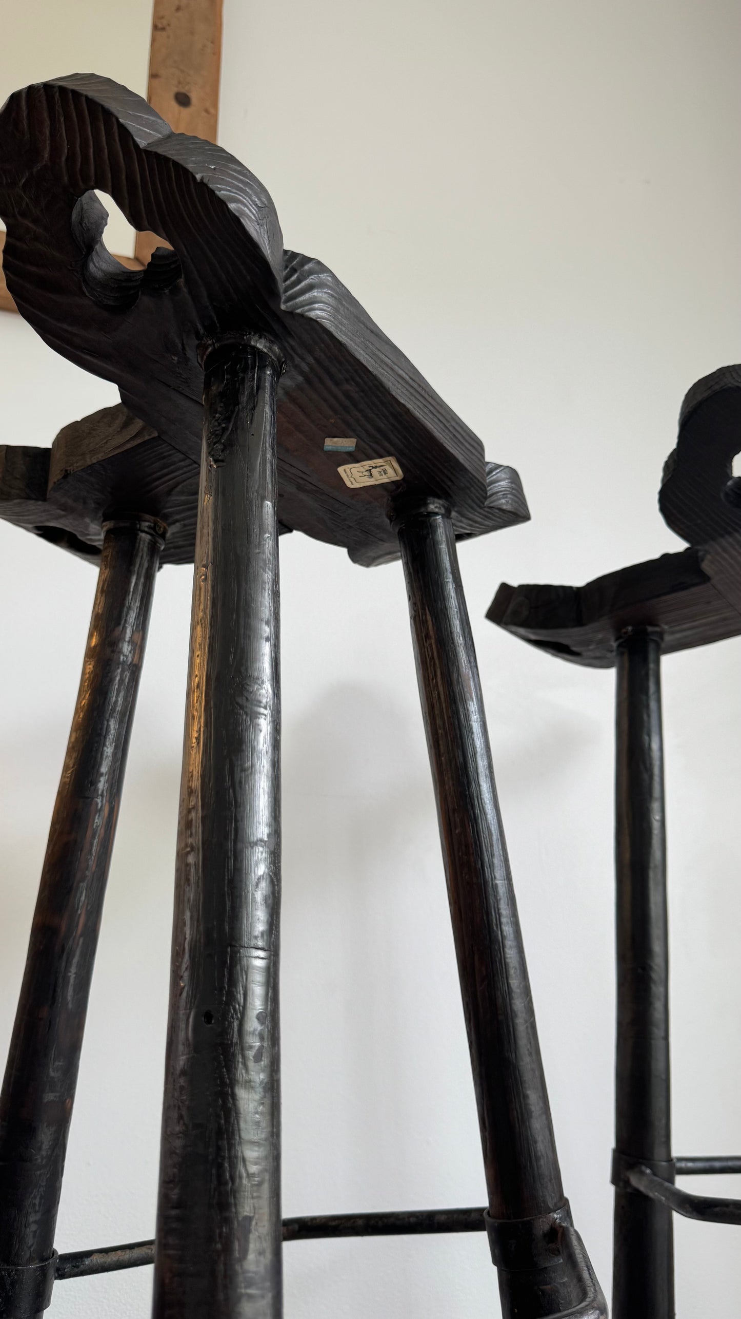 Pair of Casa Pepe Brutalist Stools