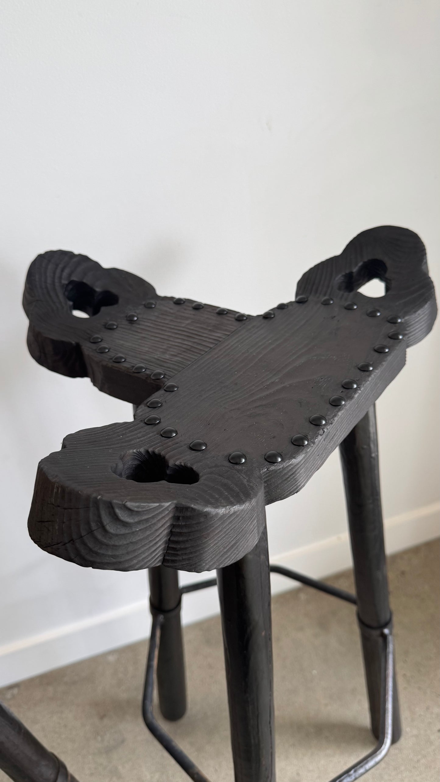 Pair of Casa Pepe Brutalist Stools