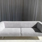 Custom Grey Corduroy Jardan Horizon Sofa