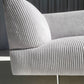 Custom Grey Corduroy Jardan Horizon Sofa