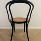 Set of 8 Thonet No. B9 Le Corbusier Cane Chairs - Black